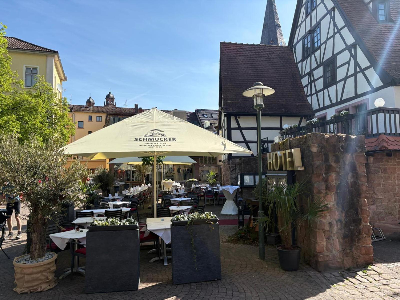 Hotel Restaurant Altes Badhaus Эбербах Экстерьер фото